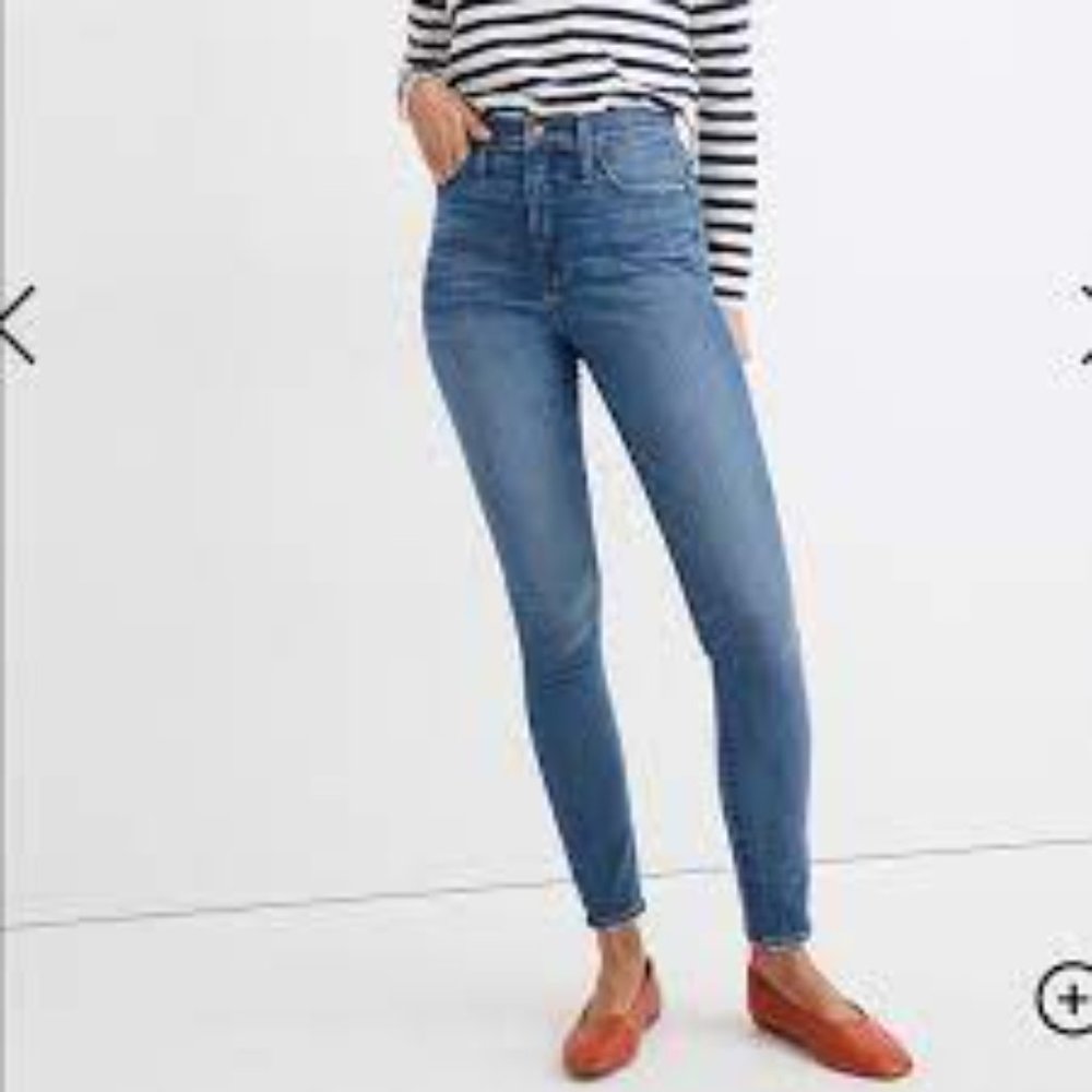 Madewell High Rise 11” Skinny Jeans Sz 30